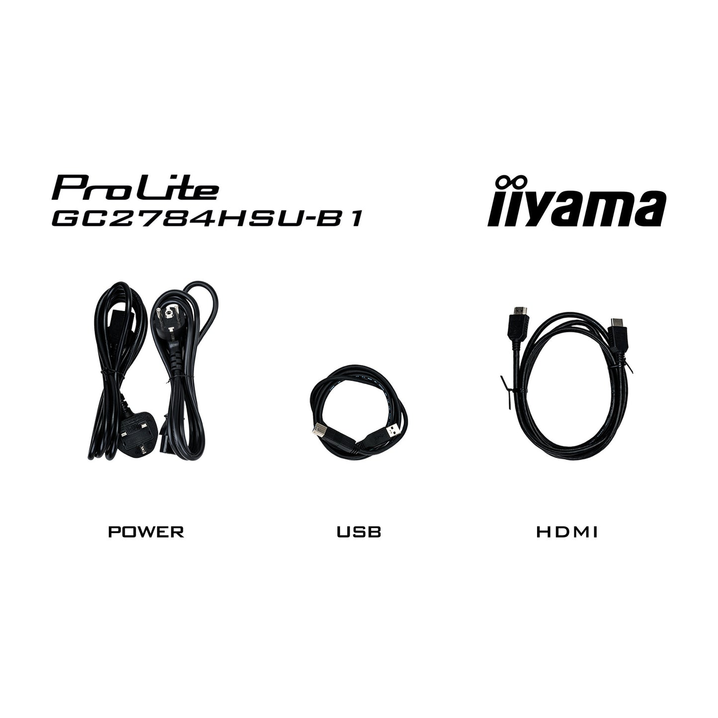 Iiyama g-master red eagle gc2784hsu-b1 27 curved gaming monitor (zwart, 2x hdmi, 1x displayport, usb, audio, amd free-sync, 240 hz)