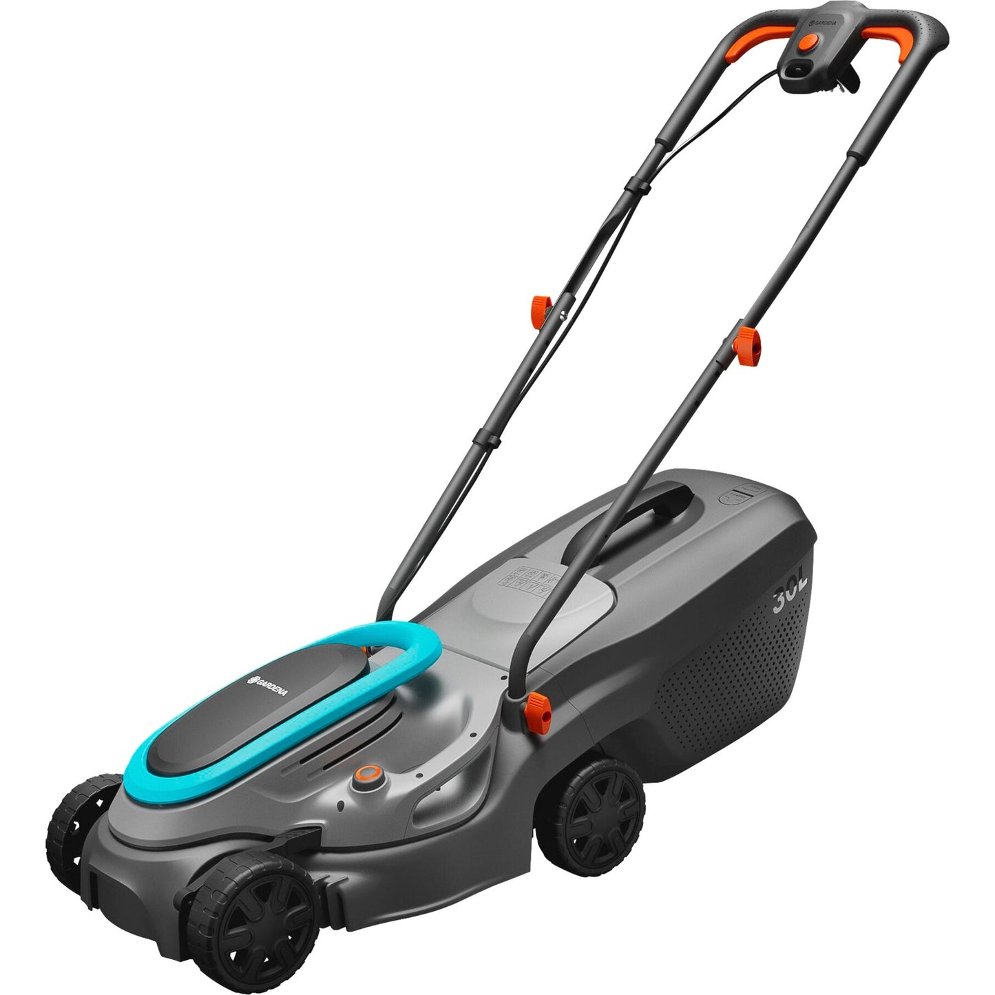 GARDENA elektrische grasmaaier powermax 32 1200 g2 (zwart grijs, 14633-20, 1.200 watt)