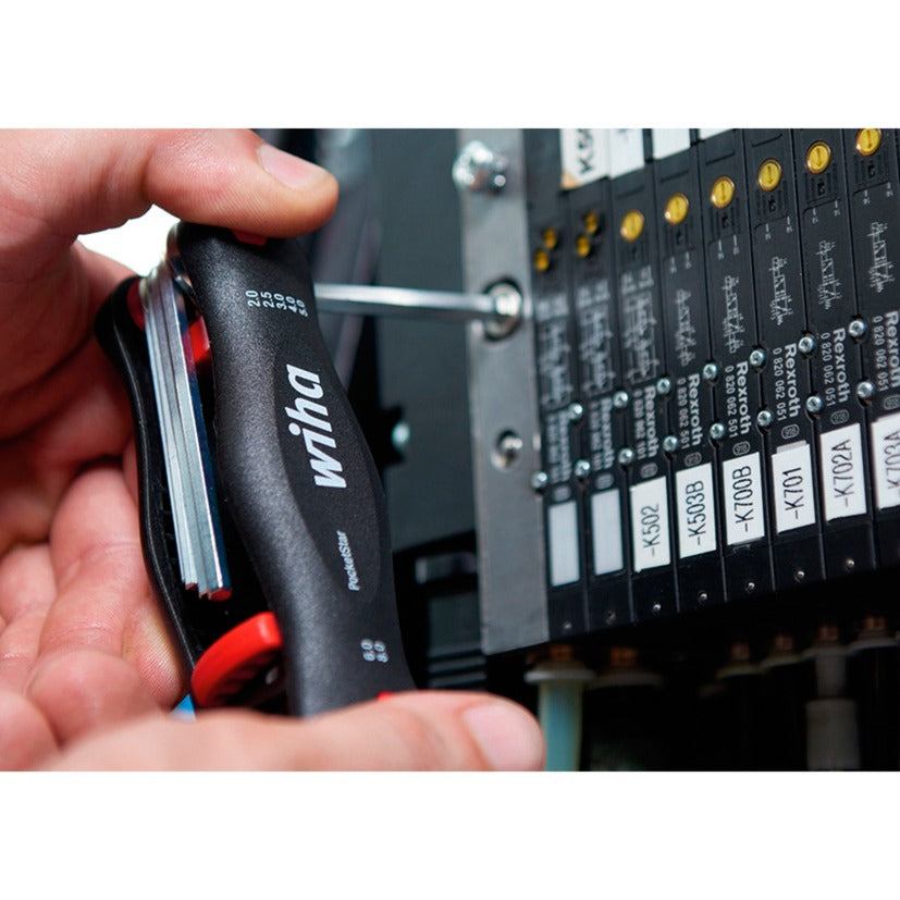 Wiha multitool pocketstar (zwart, 7-delig, sb-versie met euroslot ophanger)