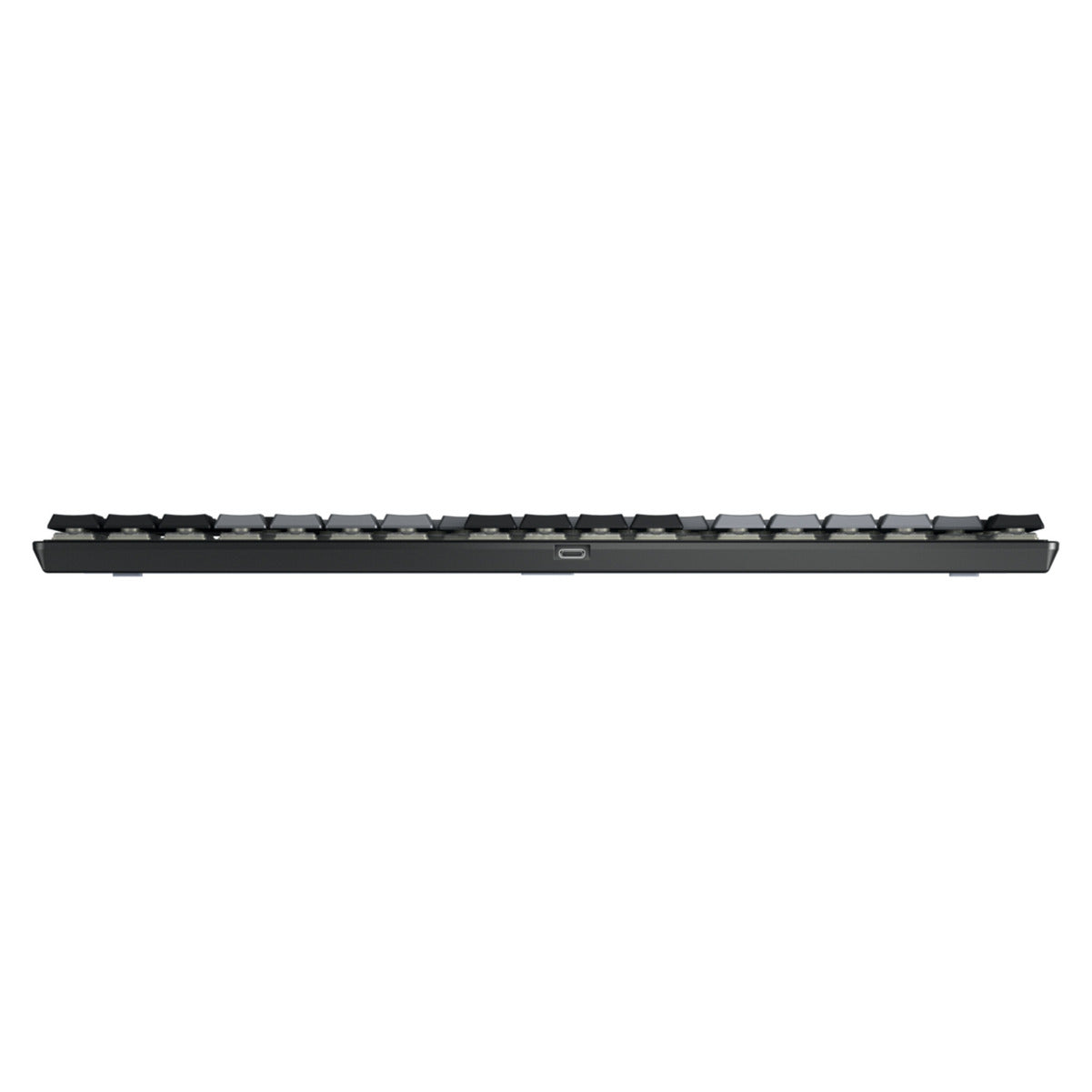CHERRY kc 500 mx lp tkl mechanisch toetsenbord (zwart, us lay-out (qwerty), mx low profile 2.0 ivory, 80% (tkl), white leds, pbt keycaps)