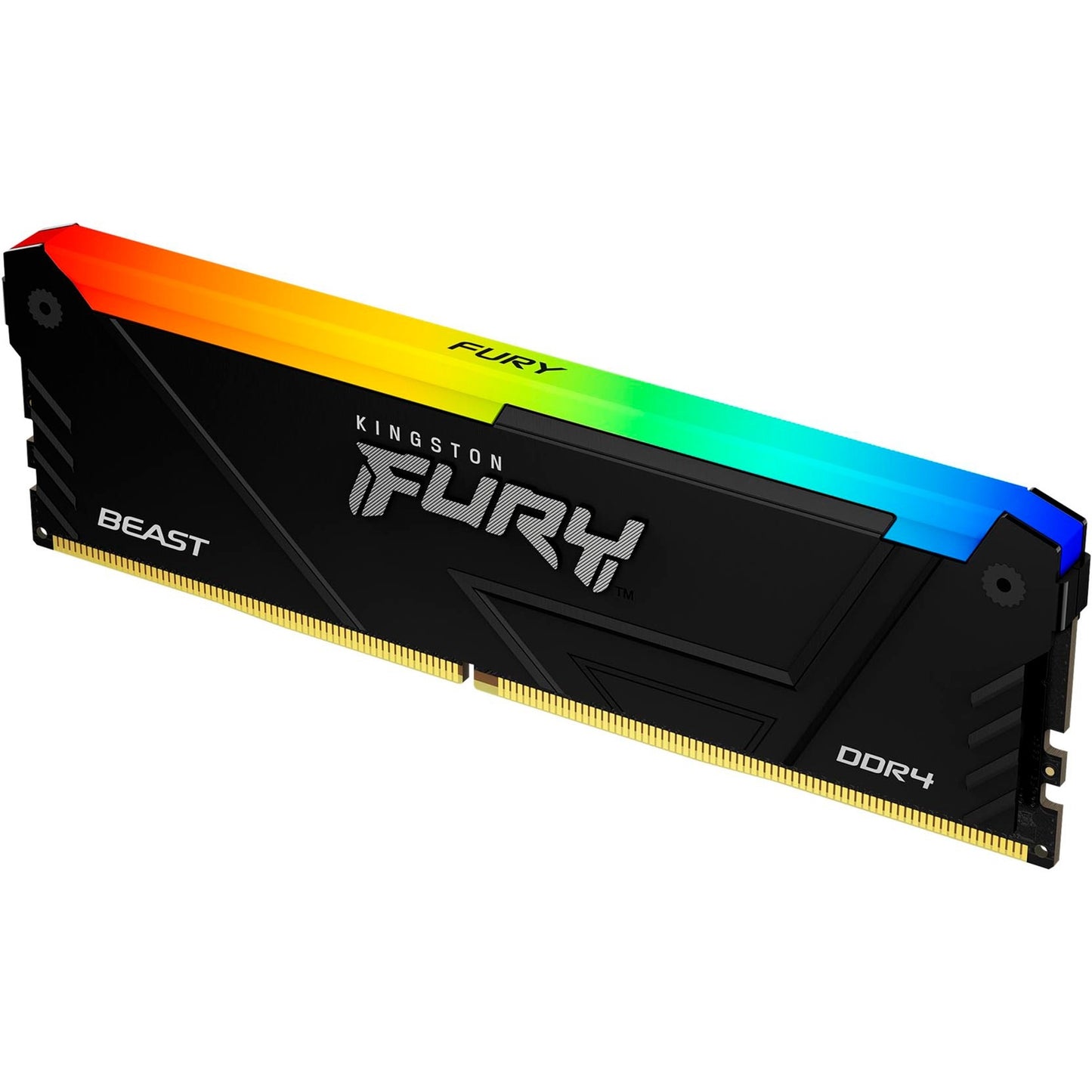 Kingston FURY beast rgb 32 gb ddr4-3600 (2x 16 gb) werkgeheugen (zwart, kf436c18bb2ak2 32, xmp 2.0)