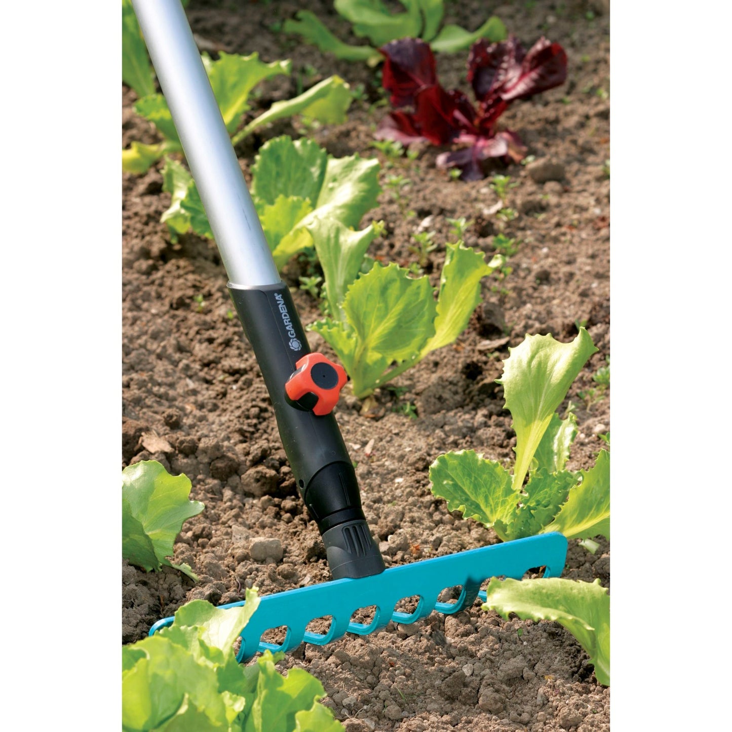 GARDENA combisystem hark (turquoise zwart, 3176-20)