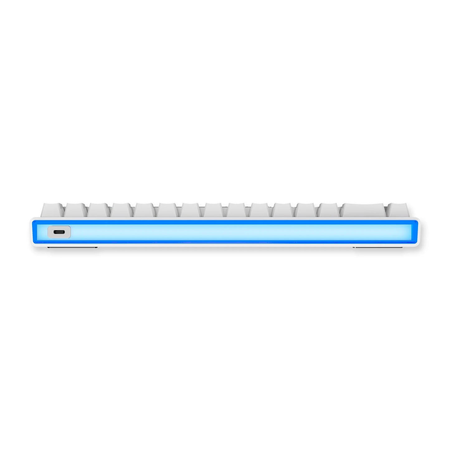 MCHOSE Ace 68 Air Hall Effect Magnetic Switch Gaming Keyboard (Wit, US lay-out (QWERTY), Kailh Magnetic God, 65%, RGB, Hot swap, PBT Keycaps, USB-C, Hall Effect Sensor)