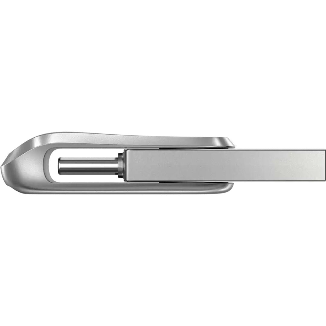 SanDisk ultra dual drive luxe 128 gb usb-stick (zilver, usb-a 3.2 gen 1, usb-c 3.2 gen 1)