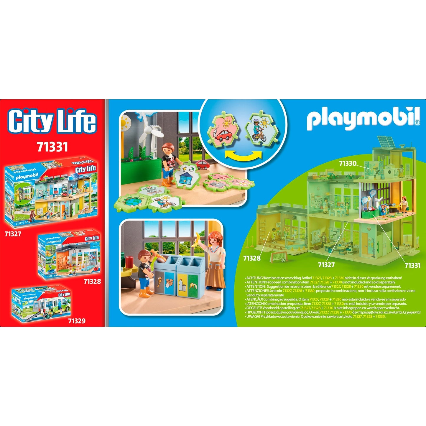 PLAYMOBIL city life - uitbreiding klimaatwetenschap constructiespeelgoed (71331)