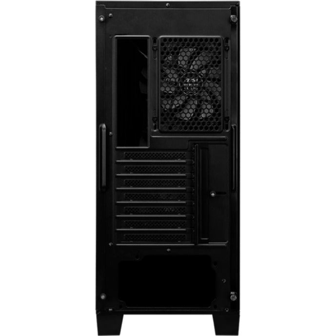 MSI mag forge 120a airflow midi tower behuizing (zwart | 2x usb-a | rgb | tempered glass)