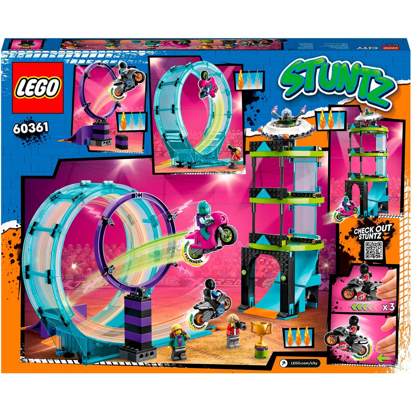 LEGO city - ultieme stuntrijders uitdaging constructiespeelgoed (60361)