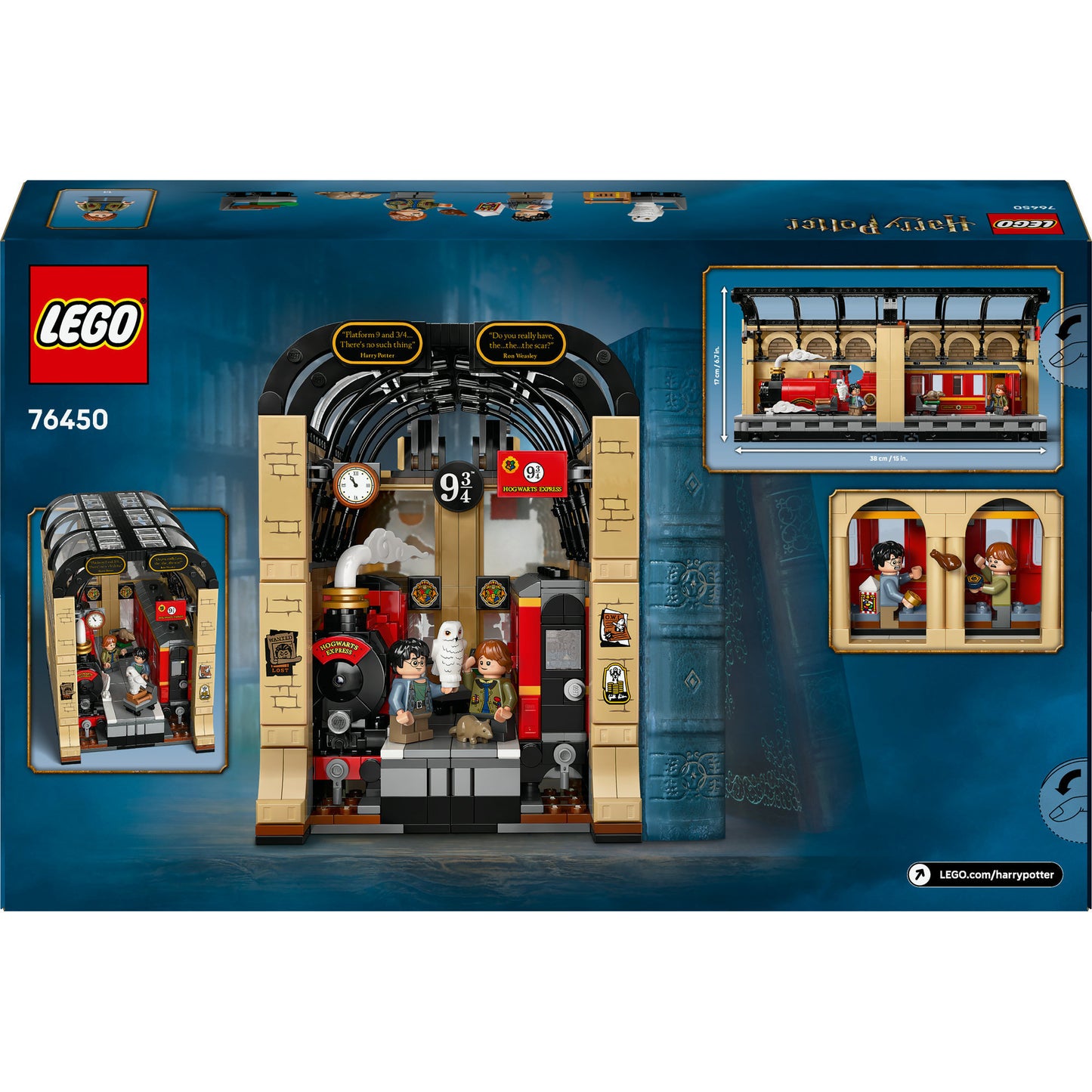 LEGO harry potter - boekensteun: de zweinstein express constructiespeelgoed (76450)