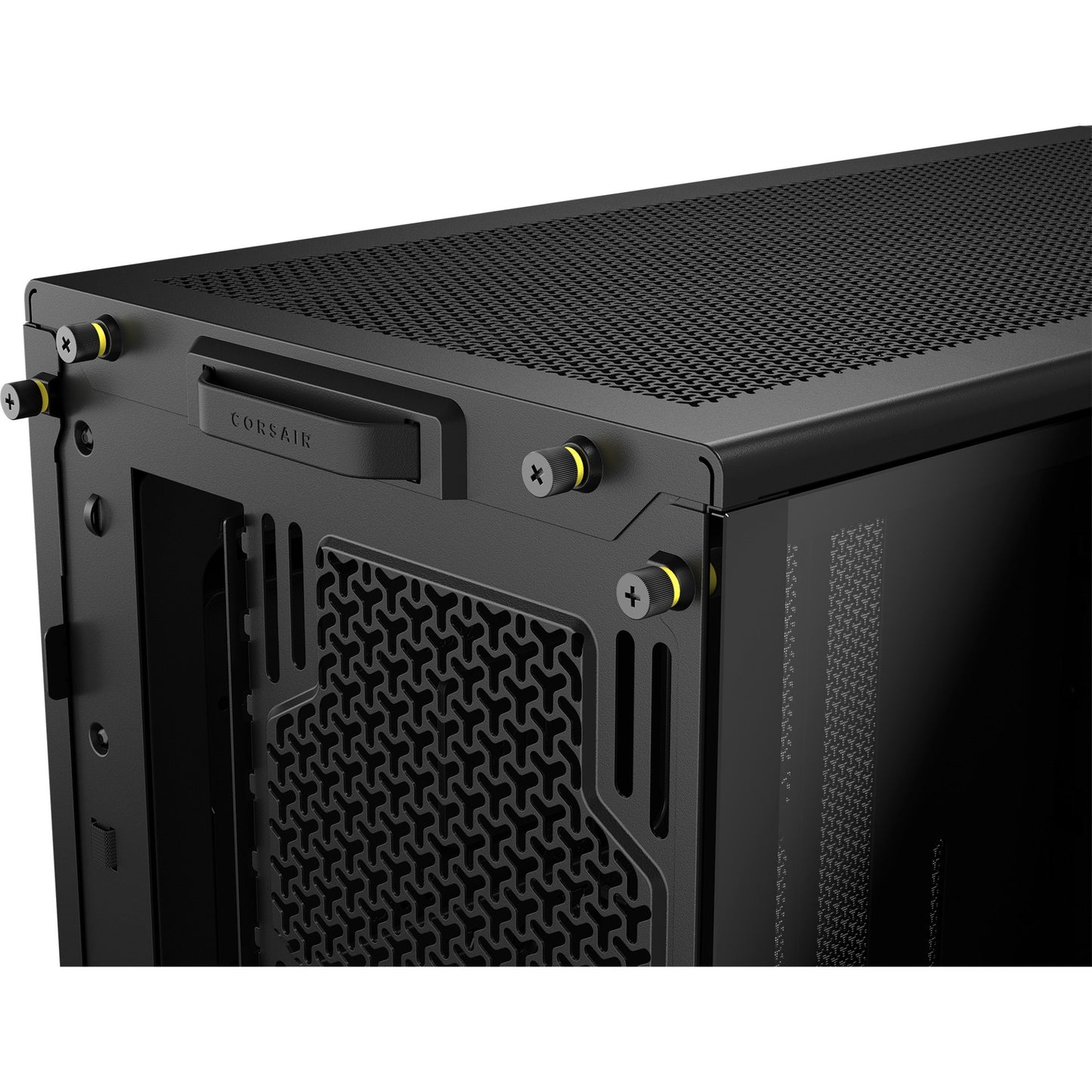 Corsair frame 4000d midi tower behuizing (zwart | 2x usb-a | 1x usb-c | tempered glass)