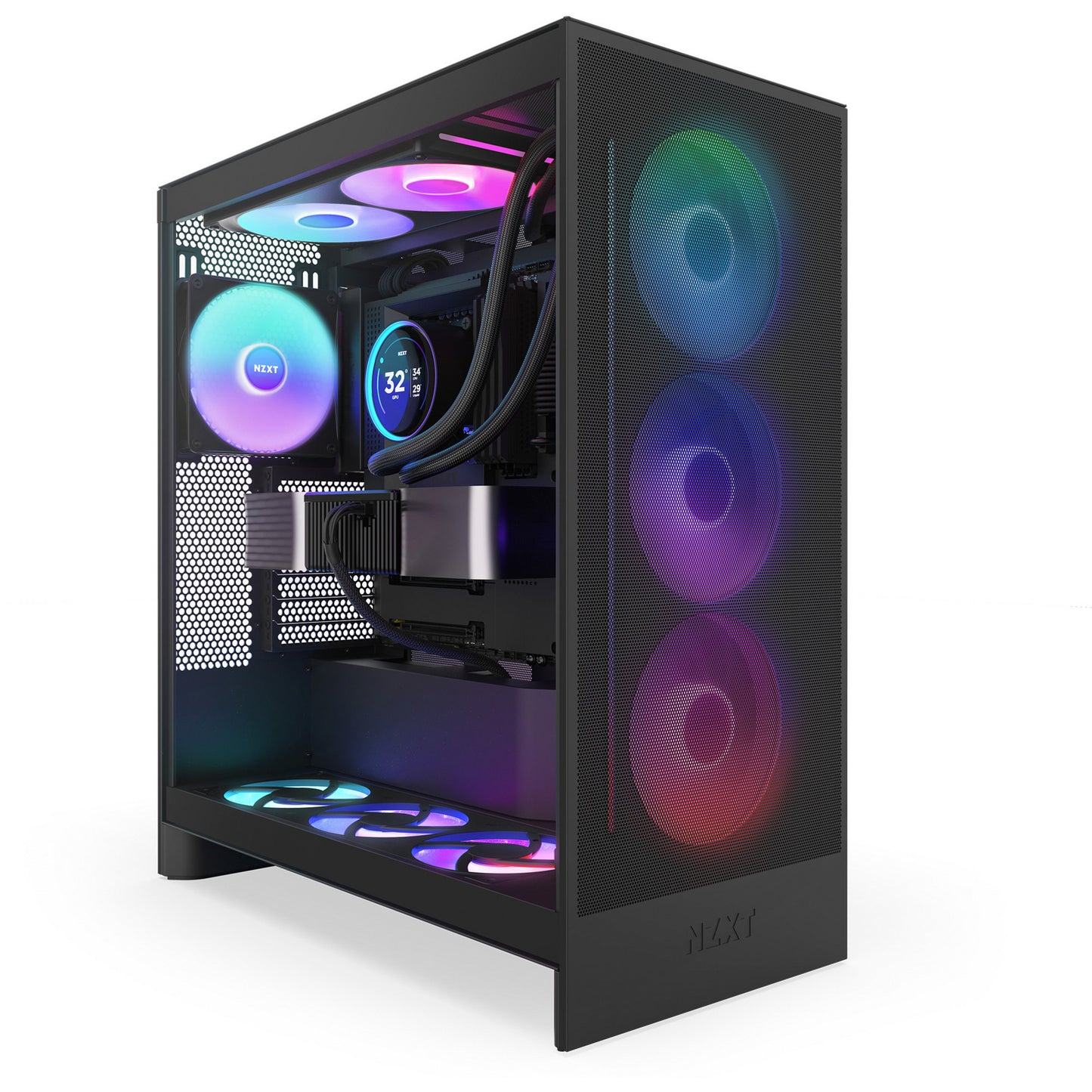 NZXT kraken elite 420 rgb waterkoeling (zwart)