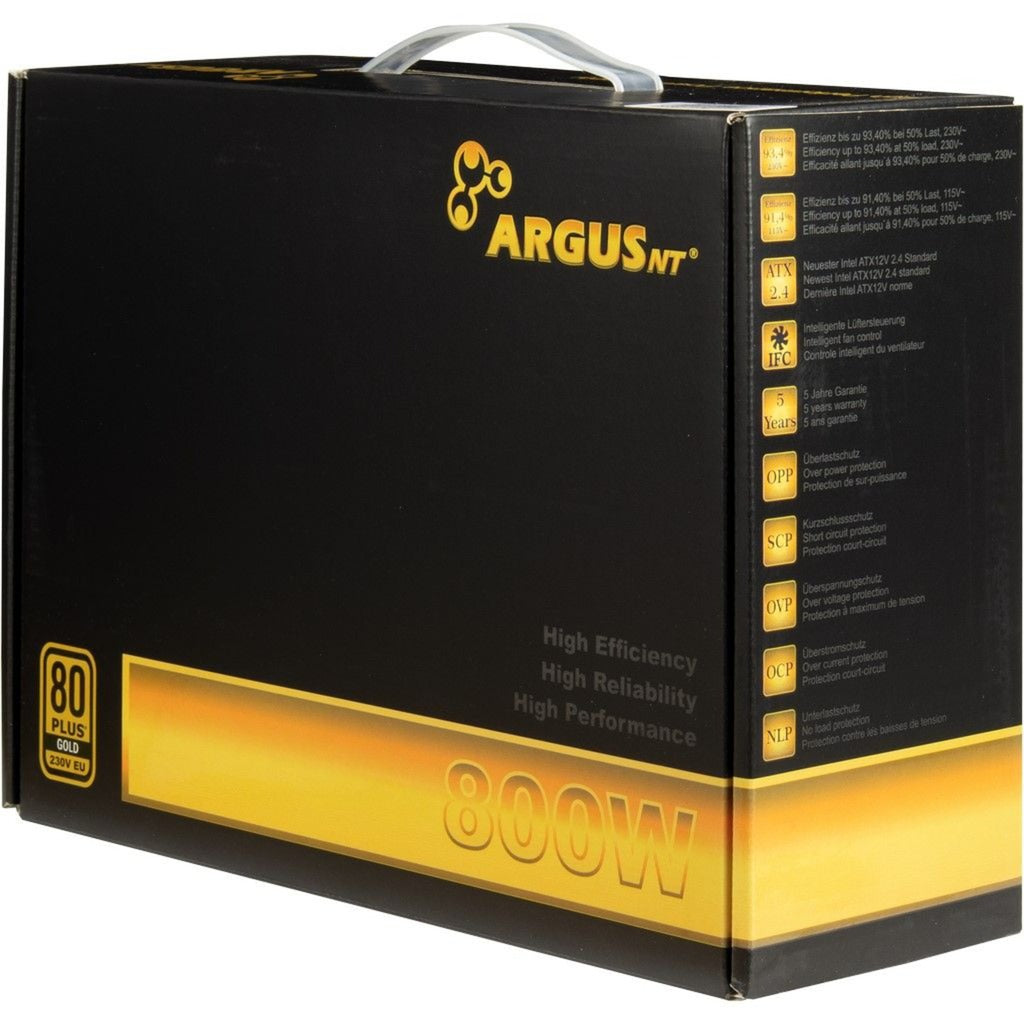 Inter-Tech argus gps-800 800 watt voeding (zwart, 4x pcie)