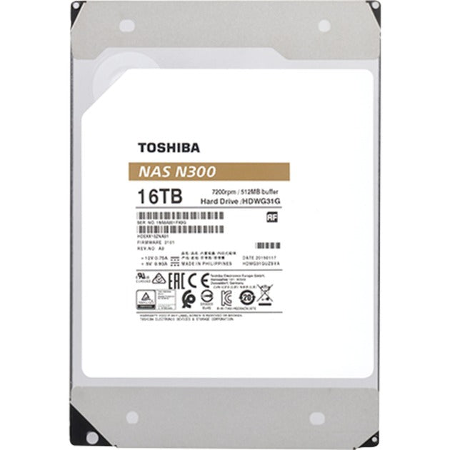 Toshiba n300 10 tb harde schijf (sata 6 gb s)