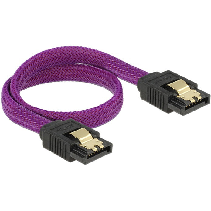 DeLOCK sata 6 gb s 30 cm violet kabel (paars)
