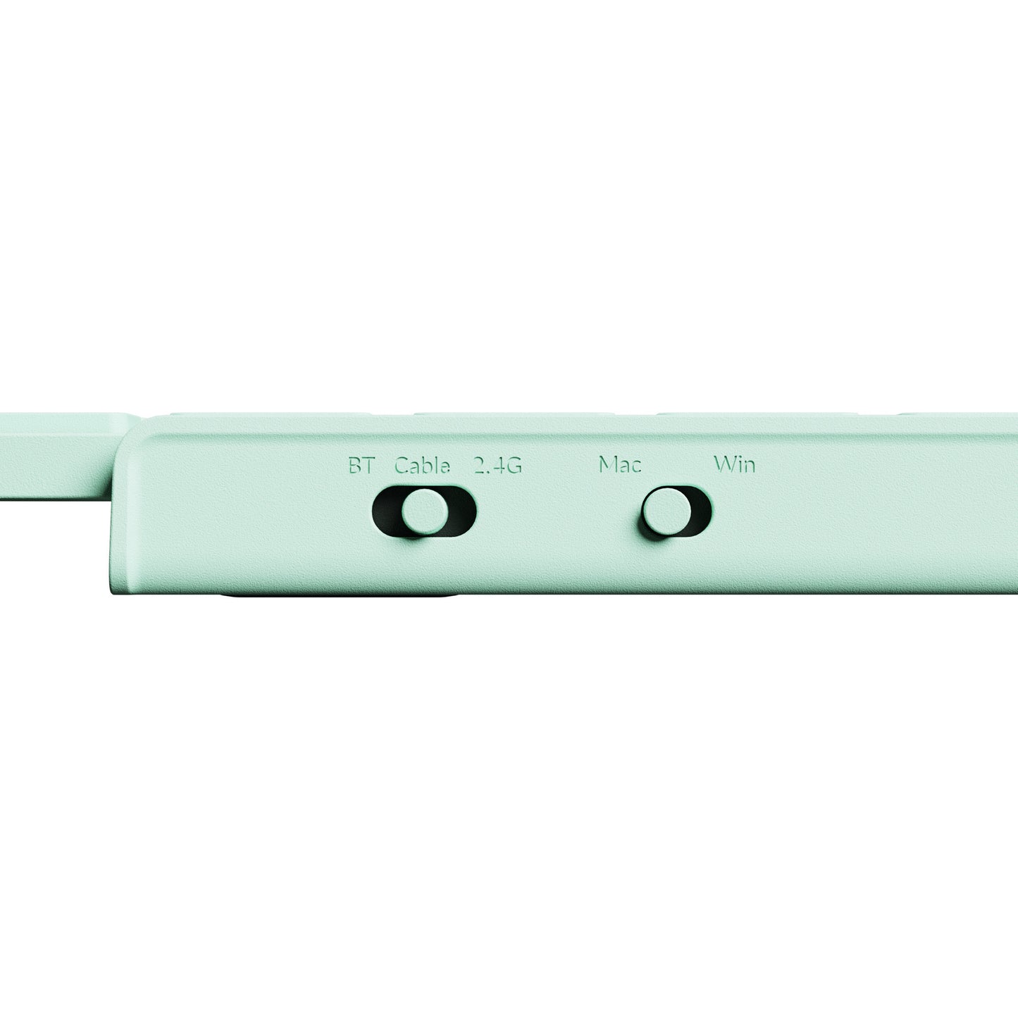 Keychron b6 pro-k7 toetsenbord (mint, us lay-out (qwerty), scissor switches, 100%, abs, 2.4 ghz | bluetooth 5.2 | usb-c)