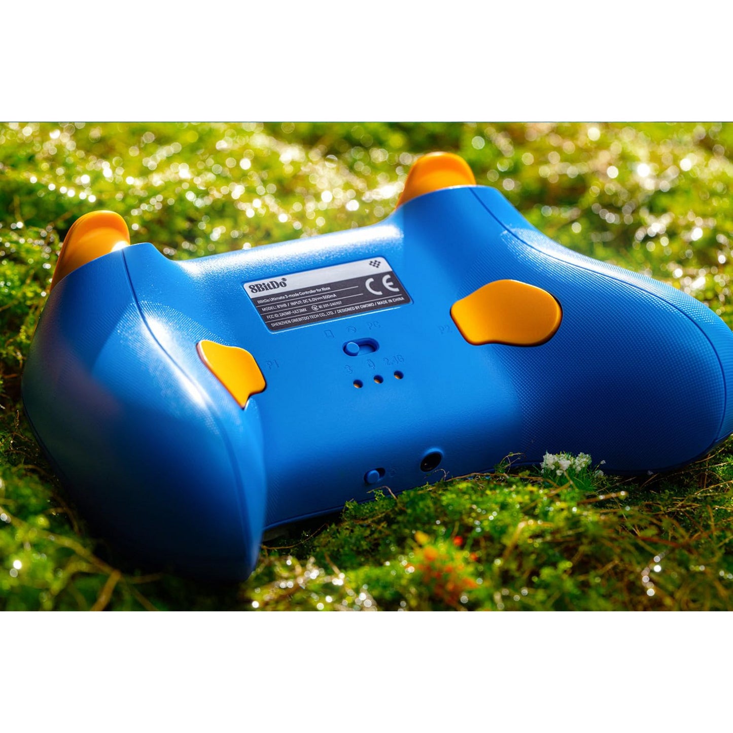 8BitDo ultimate 3-mode controller for xbox - rare 40th anniversary edition (blauw goud, xbox series x|s, xbox one, pc, bluetooth usb-c 2.4 ghz )
