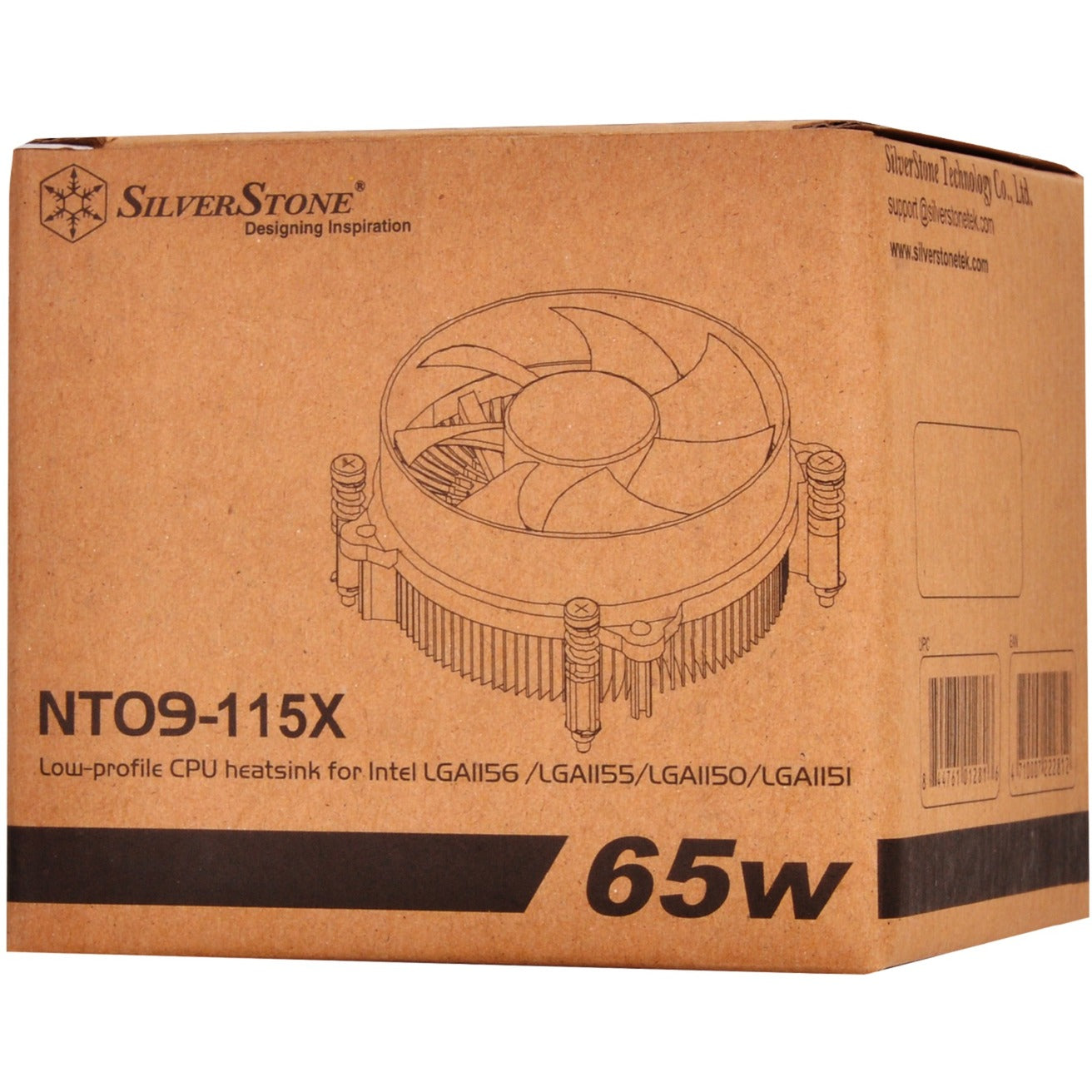SilverStone nt09-115x cpu-koeler