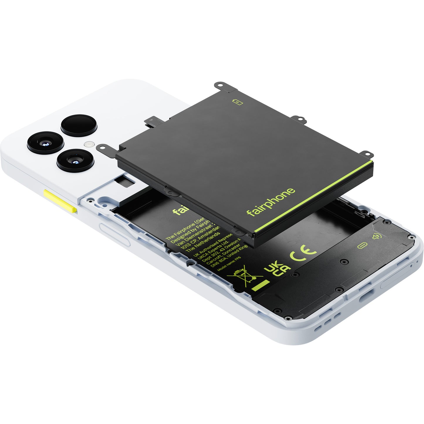 Fairphone (gen. 6) smartphone (wit, 256 gb, android)