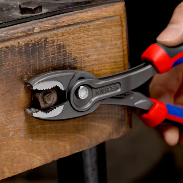 KNIPEX twingrip voorgrijptang 82 02 200 (rood blauw)