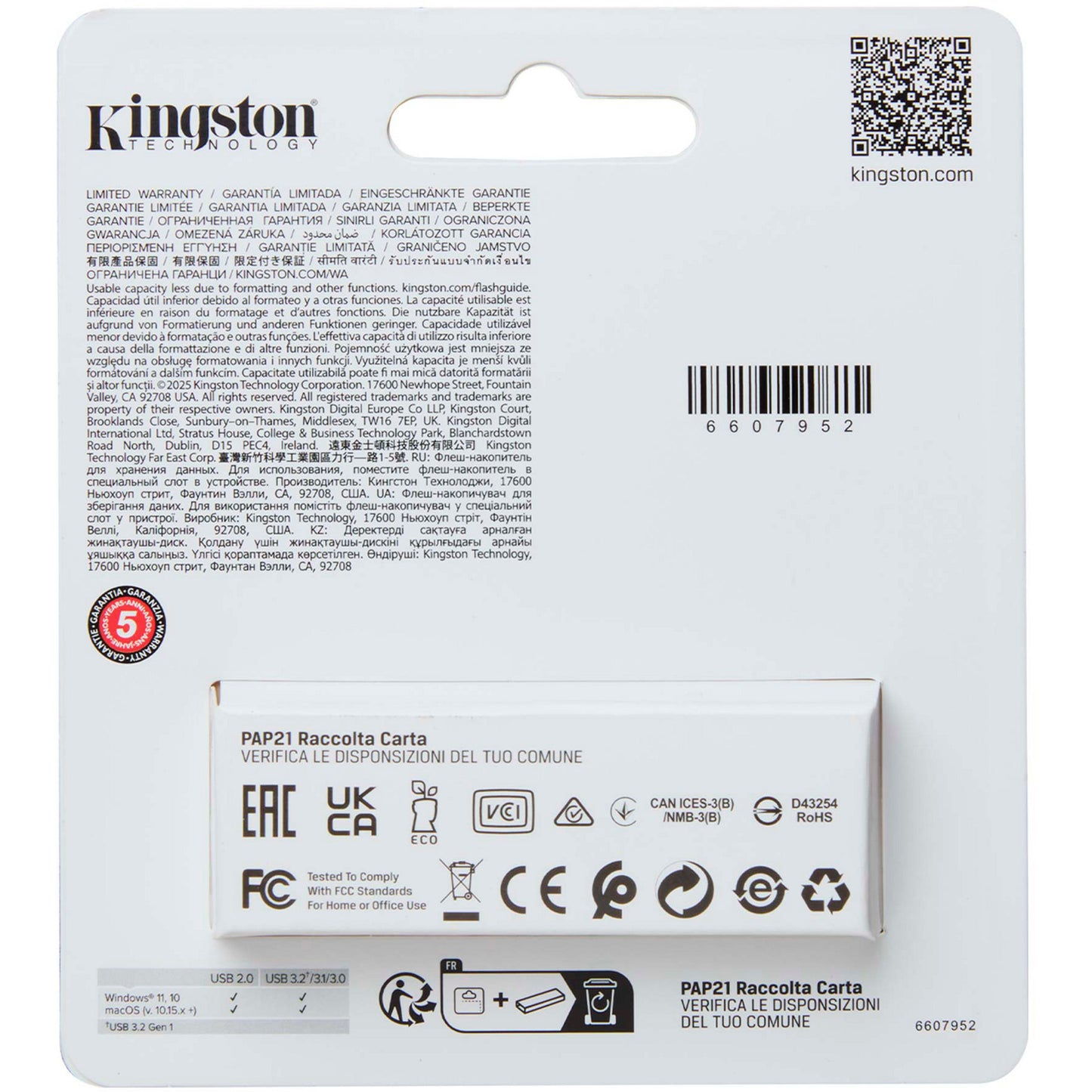 Kingston datatraveler exodia s 64 gb usb-stick (zwart, dtxs 64gb)