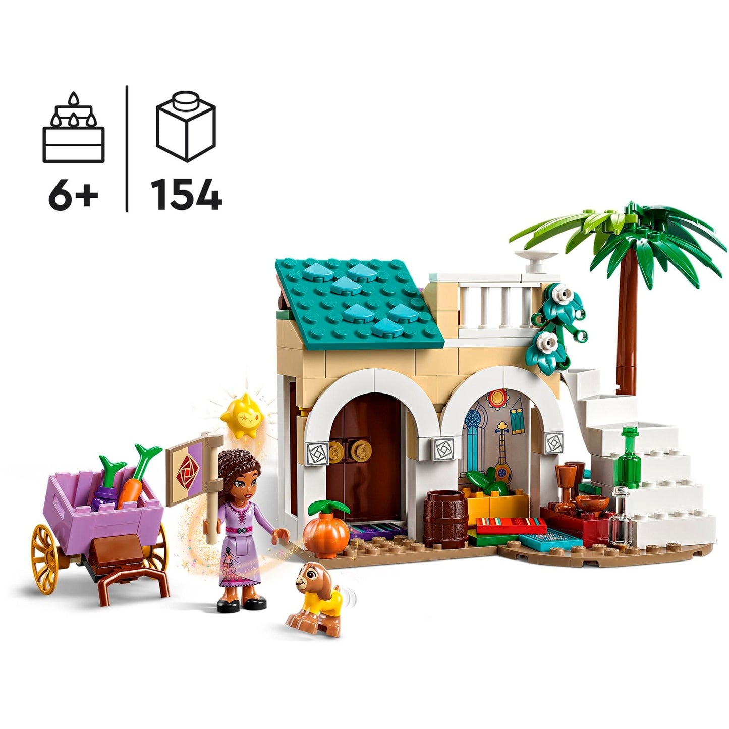 LEGO disney wish asha in de stad rosas poppetjes wish set - 43223