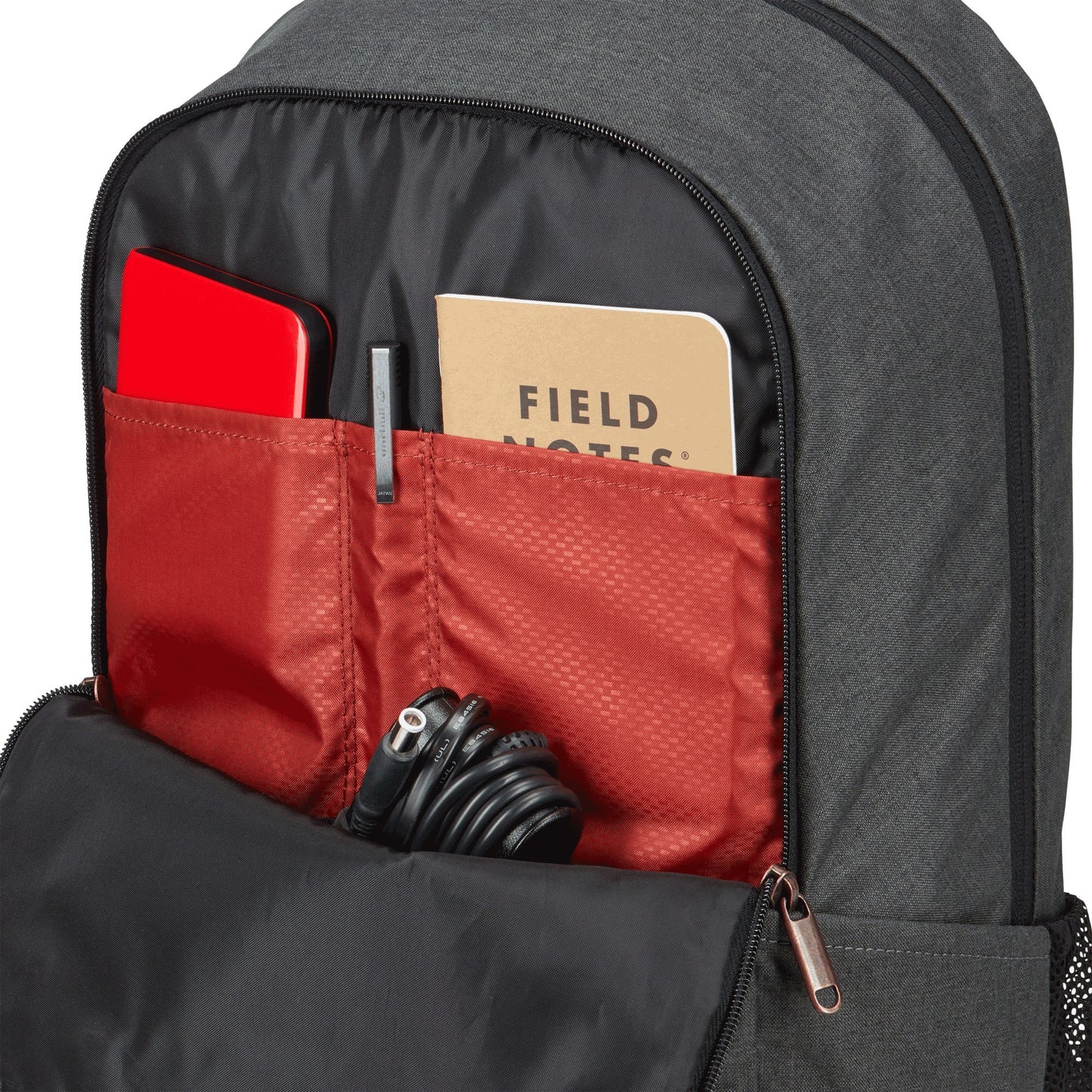 Case Logic era 15.6 laptop backpack rugzak (donkergrijs)