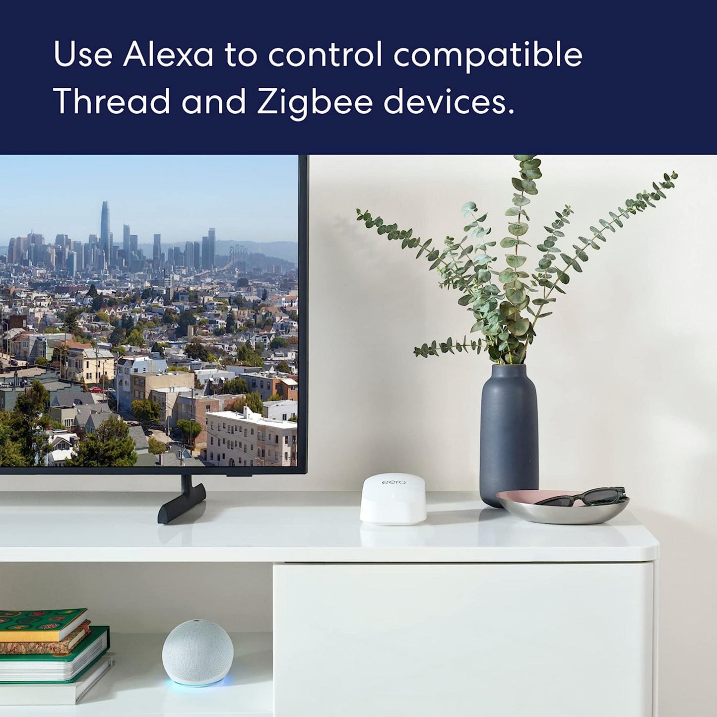 eero 6+ mesh wifi router mesh router (Wit)