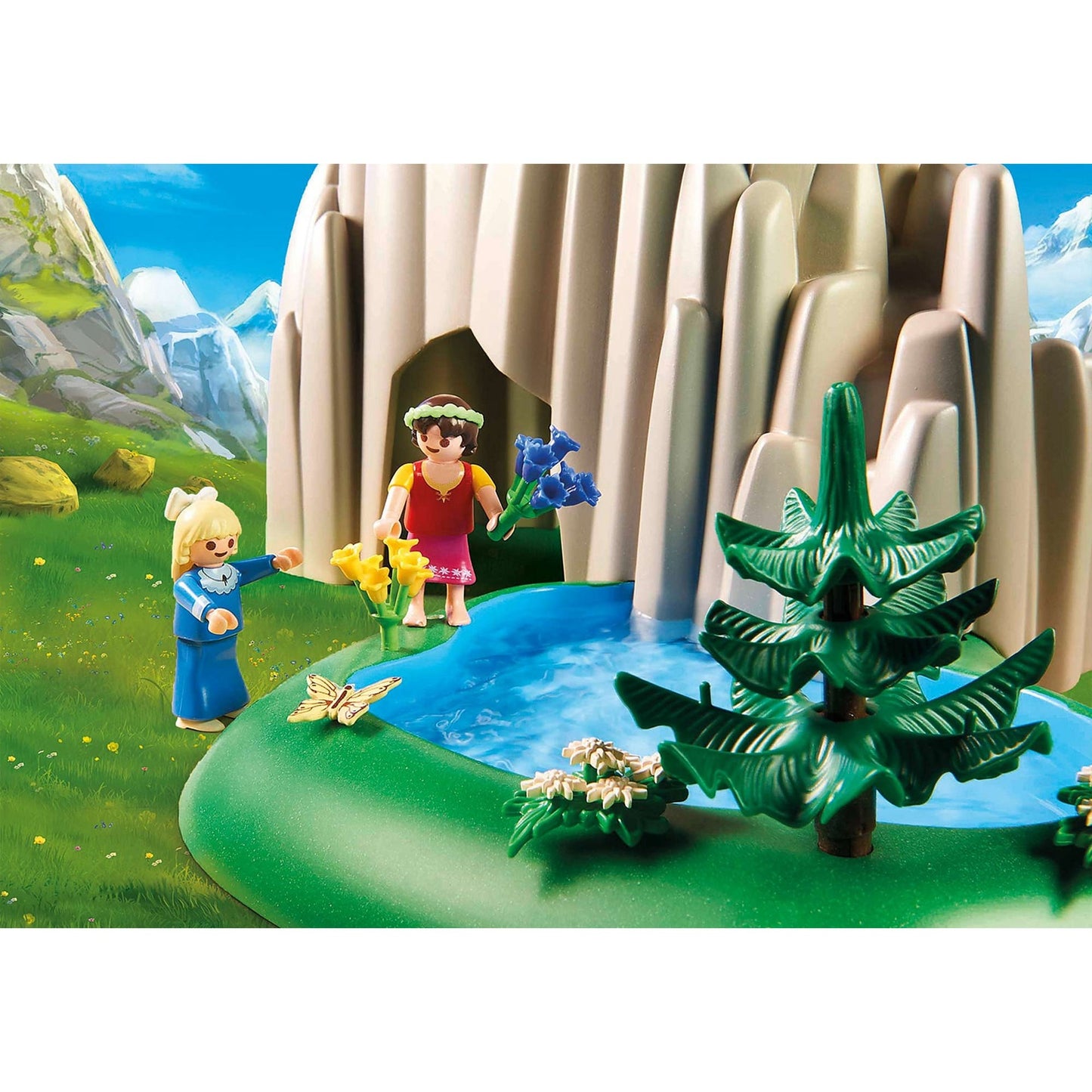 PLAYMOBIL heidi - heidi, peter en clara bij het kristalmeer constructiespeelgoed (70254)