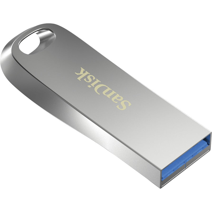 SanDisk ultra luxe usb 3.1, 128 gb usb-stick (zilver)