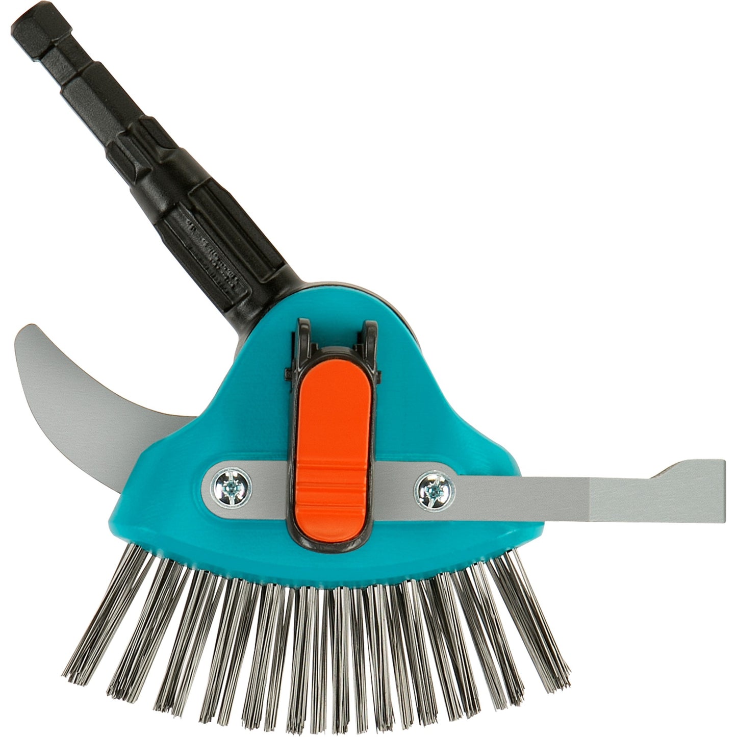GARDENA combisystem 3-in-1 voegenkrabber borstel (turquoise, 3608-20)