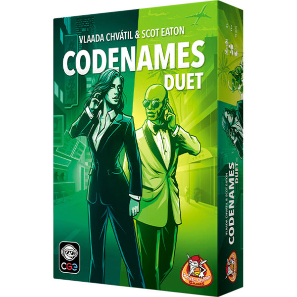 White Goblin Games codenames duet bordspel (nederlands, 2 spelers, 15 minuten, vanaf 10 jaar)