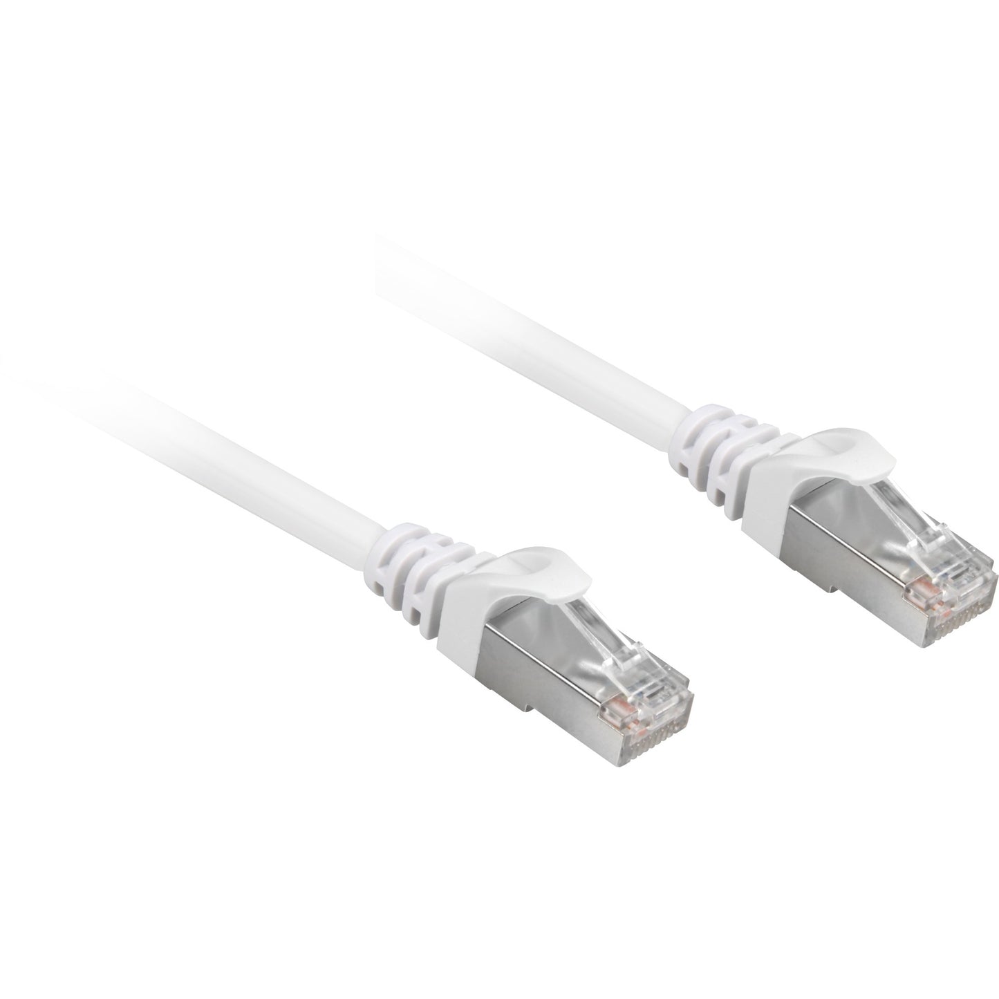 Sharkoon patchkabel sftp, rj-45 met cat.6a (wit, 1,5 meter, halogeenvrij)