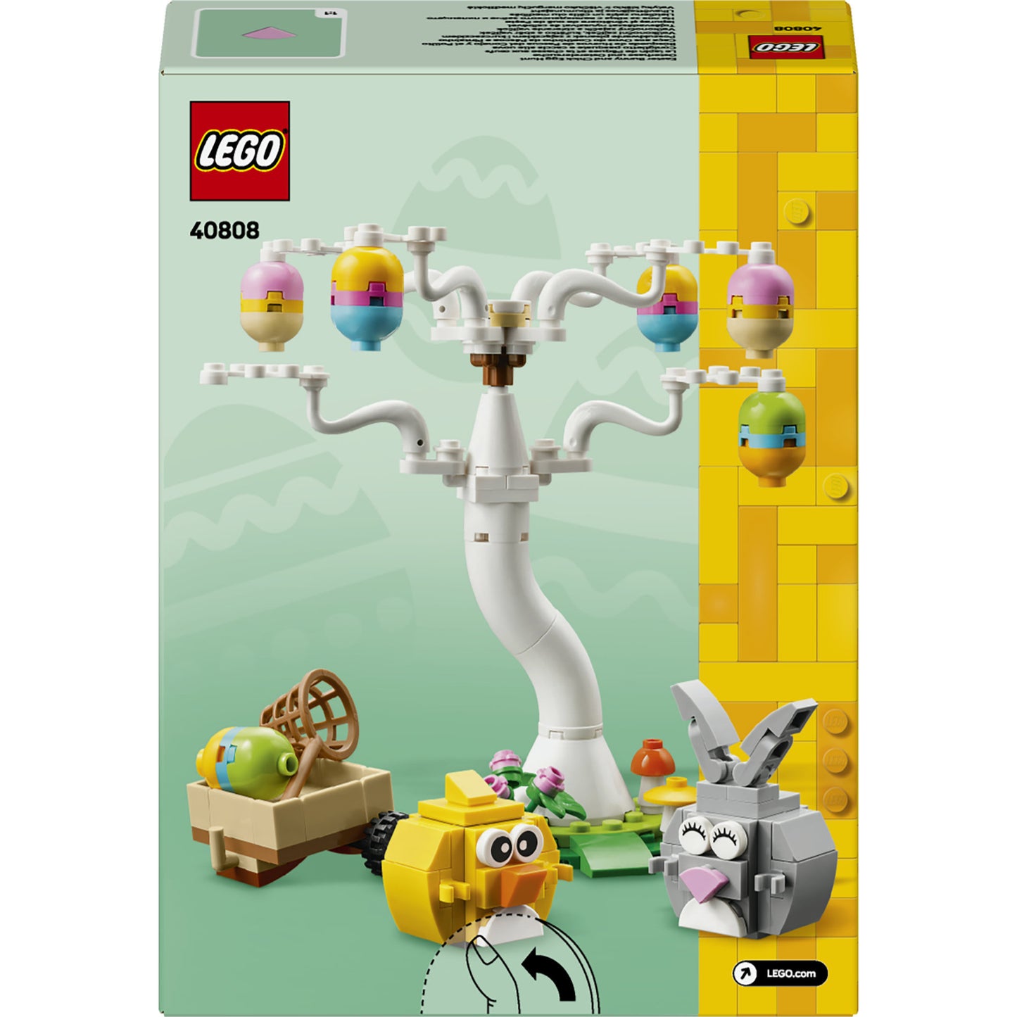 LEGO eieren zoeken met konijn en kuiken constructiespeelgoed (40808)