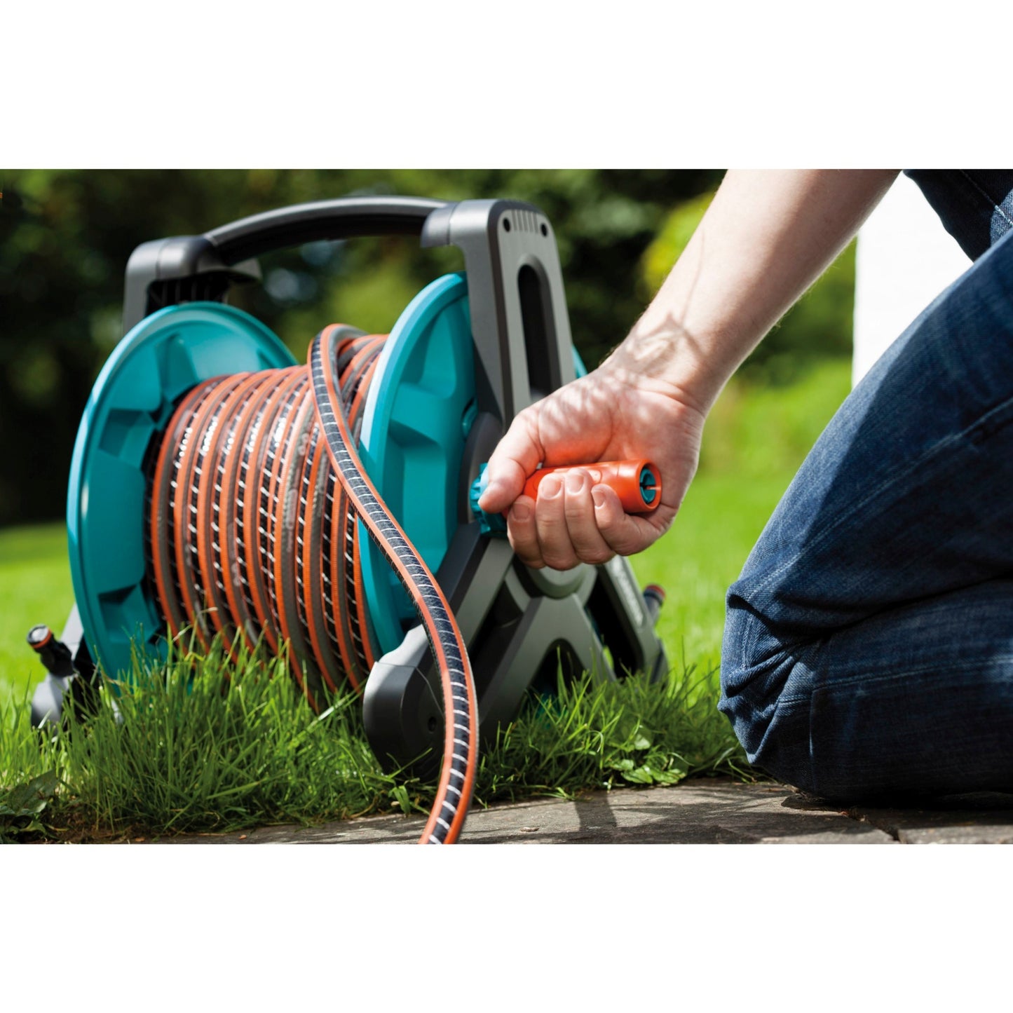 GARDENA comfort highflex slang 13 mm (1 2 ) (grijs oranje, 18066-20, 30 m)