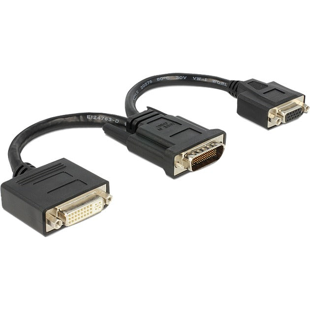DeLOCK adapter dms-59 > dvi 24+5 + vga (zwart)