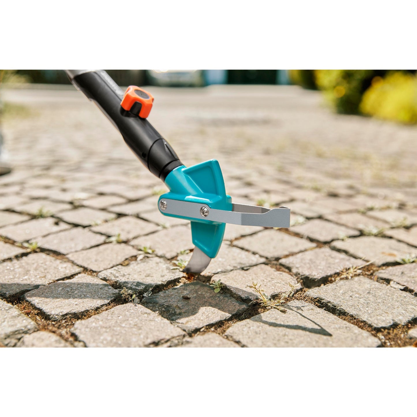 GARDENA 2-in-1 combisystem onkruidwieder voor patio’s voegenkrabber (turquoise, 3607-20)