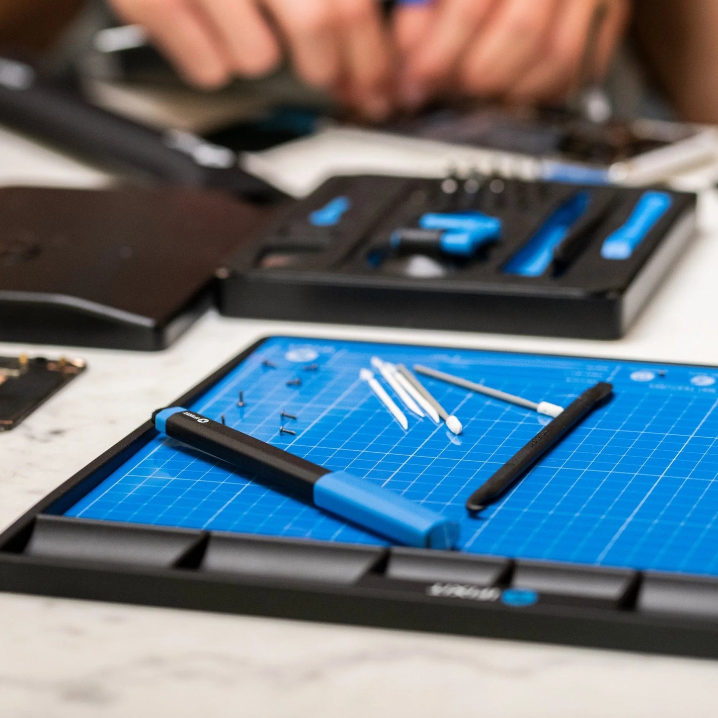 IFixit fixmat beschermingsmat (blauw zwart)