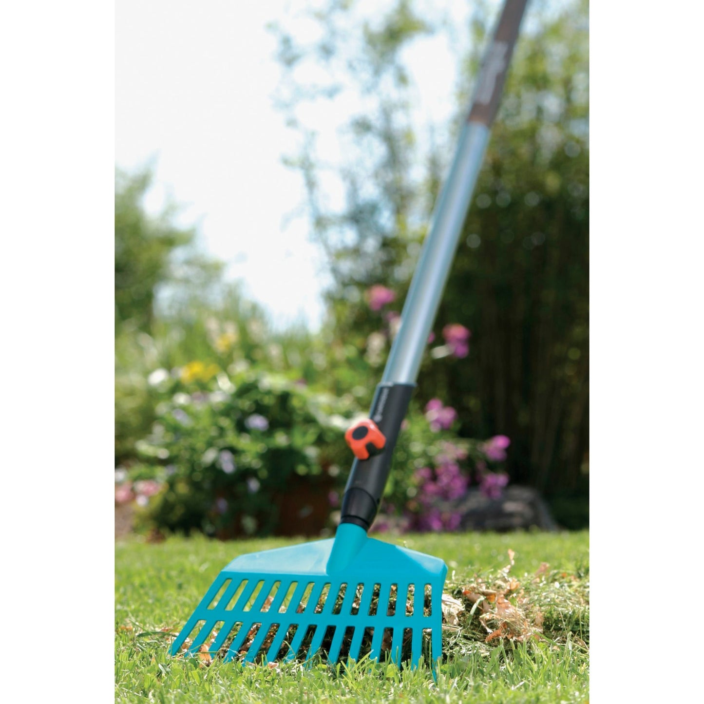 GARDENA combisystem gazonhark bladhark (turquoise, 3105-20)