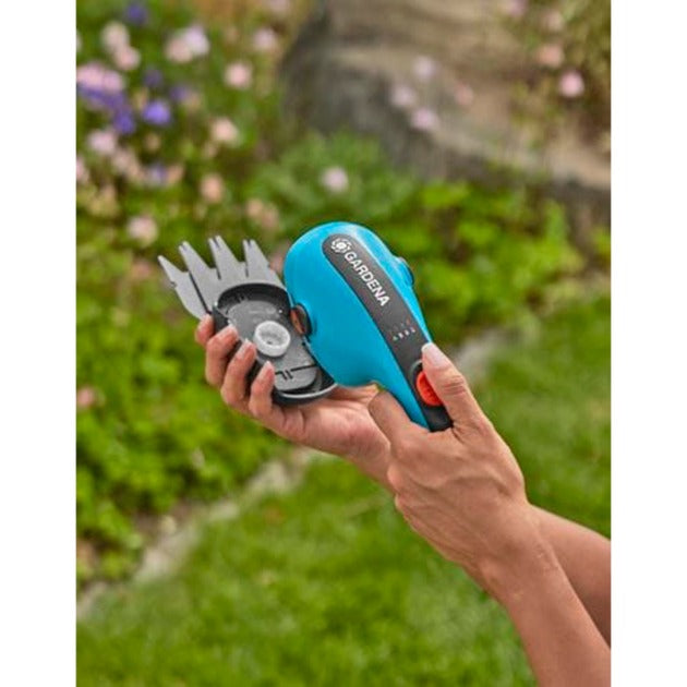 GARDENA accugrasschaar classiccut li (turquoise zwart, li-ion-accu 2,5ah)