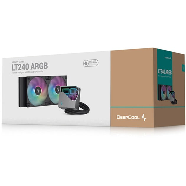 DeepCool lt240 waterkoeling (zwart, 4-pins pwm fan-connector)