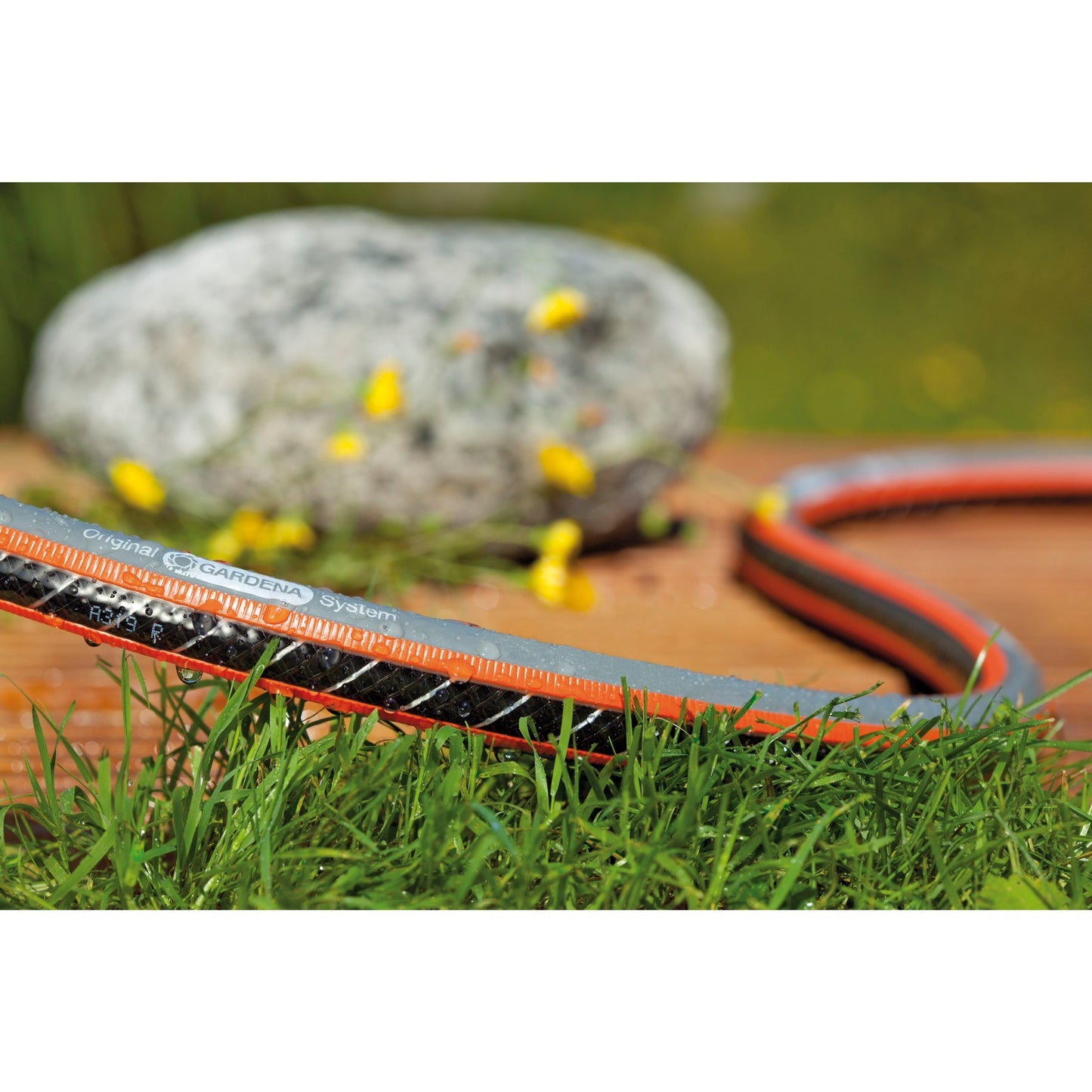 GARDENA comfort flex slang 13 mm (1 2 ) (zwart oranje, 18031-20, 15 m)