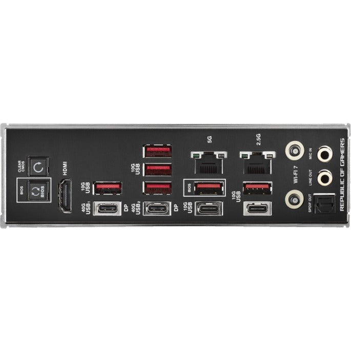 ASUS rog crosshair x870e hero socket am5 moederbord (raid, 5gb-lan, 2,5gb-lan, wi-fi 7, bt, sound, atx)