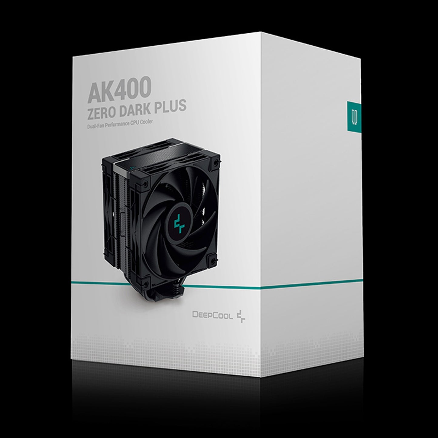 DeepCool ak400 zero dark plus cpu-koeler (zwart)
