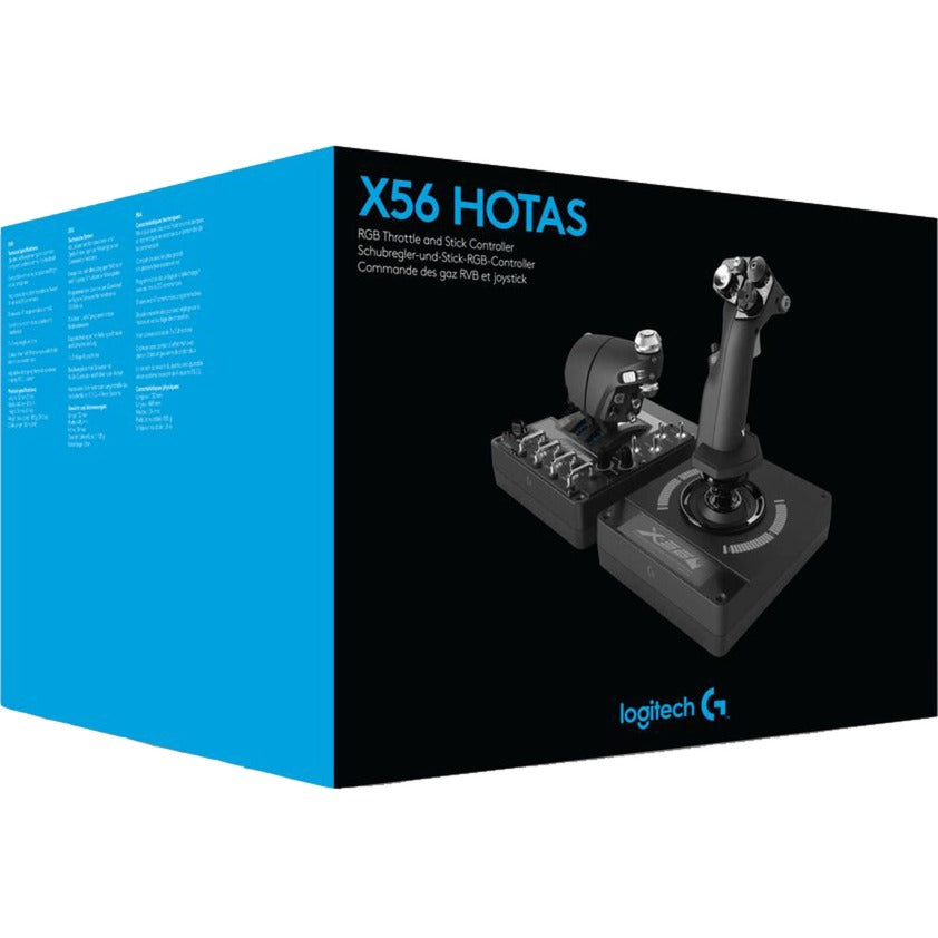 Logitech G x56 h.o.t.a.s. gaming hotas (zwart)