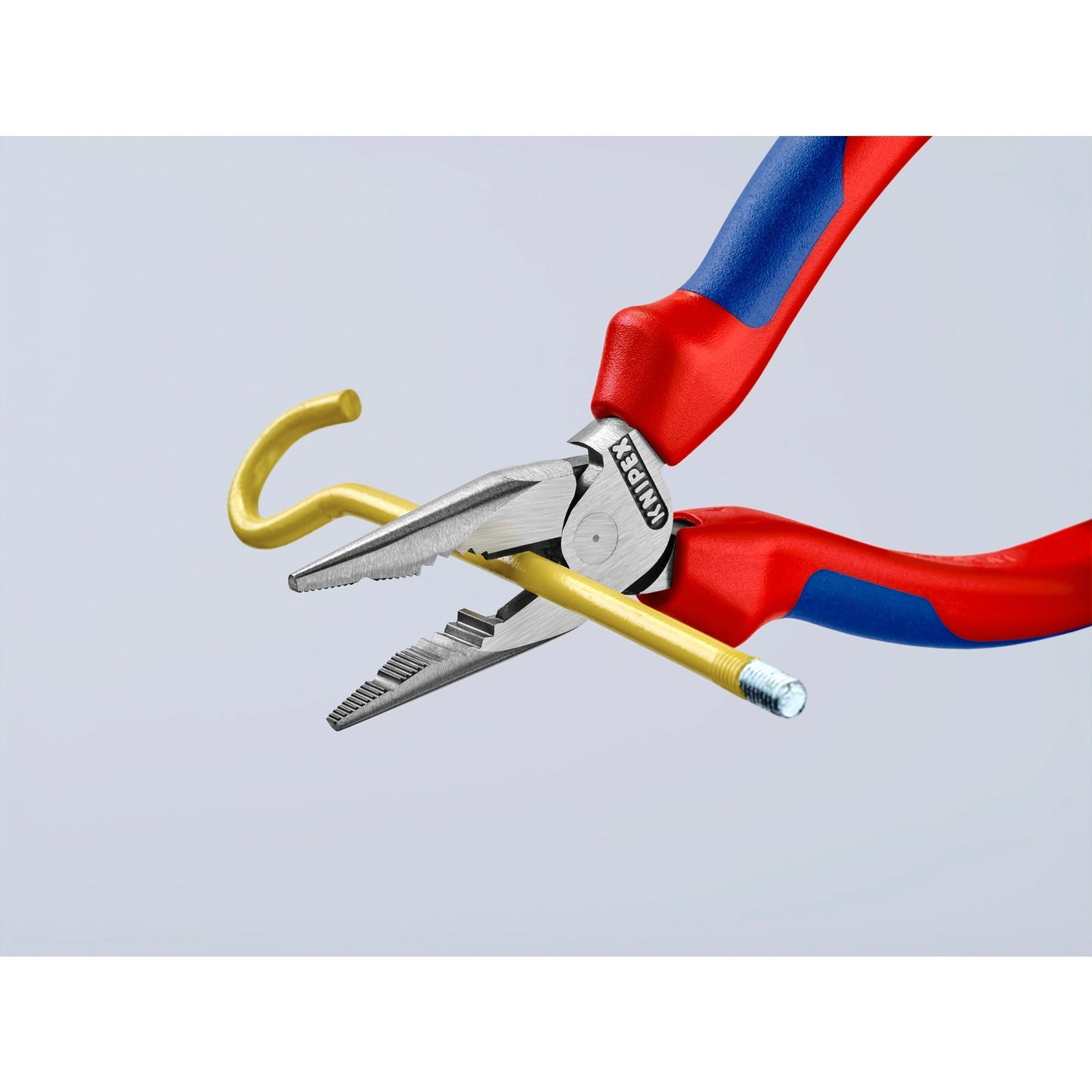 KNIPEX spitsbek combinatietang 0822145 (rood blauw)