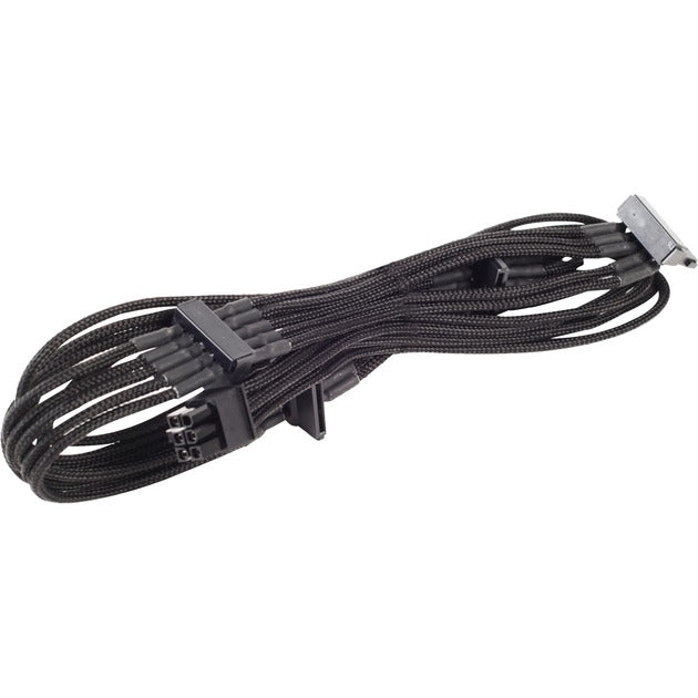 SilverStone modulaire voedingskabel pp06b-4sata10 (zwart, 1 meter, lite retail)