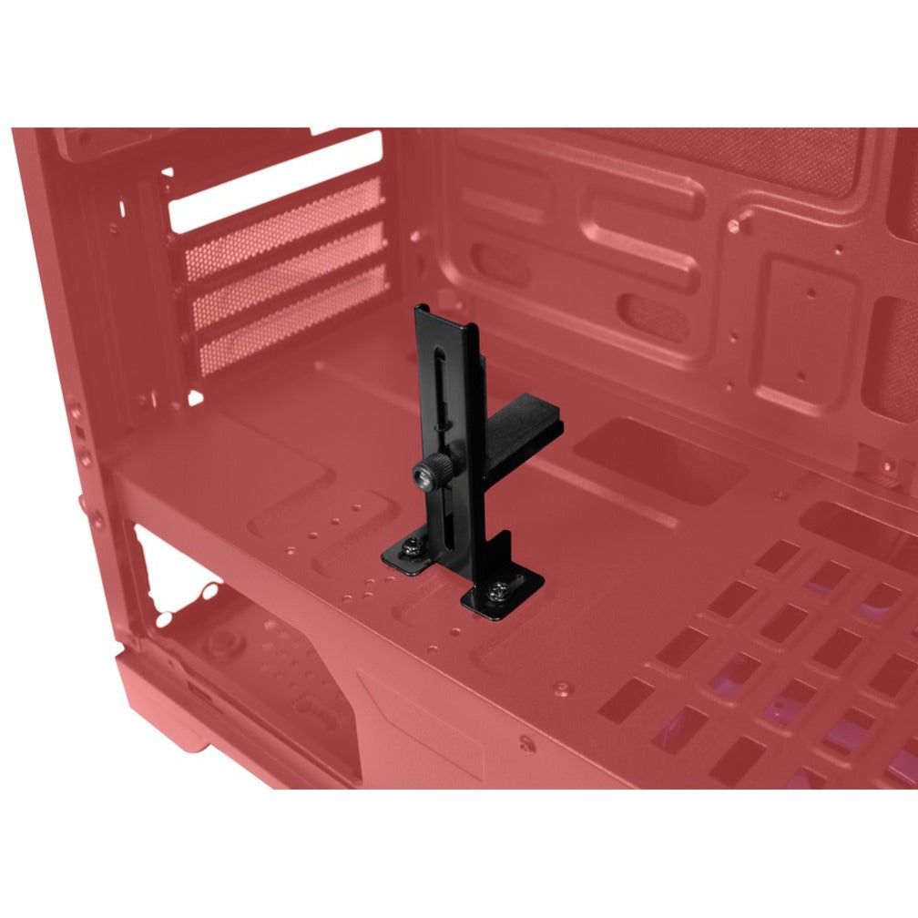 Inter-Tech h-606 mini tower behuizing (zwart | 2x usb-a)