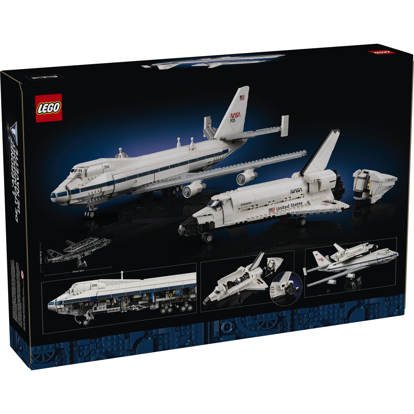 LEGO icons - shuttle carrier aircraft constructiespeelgoed (10360)