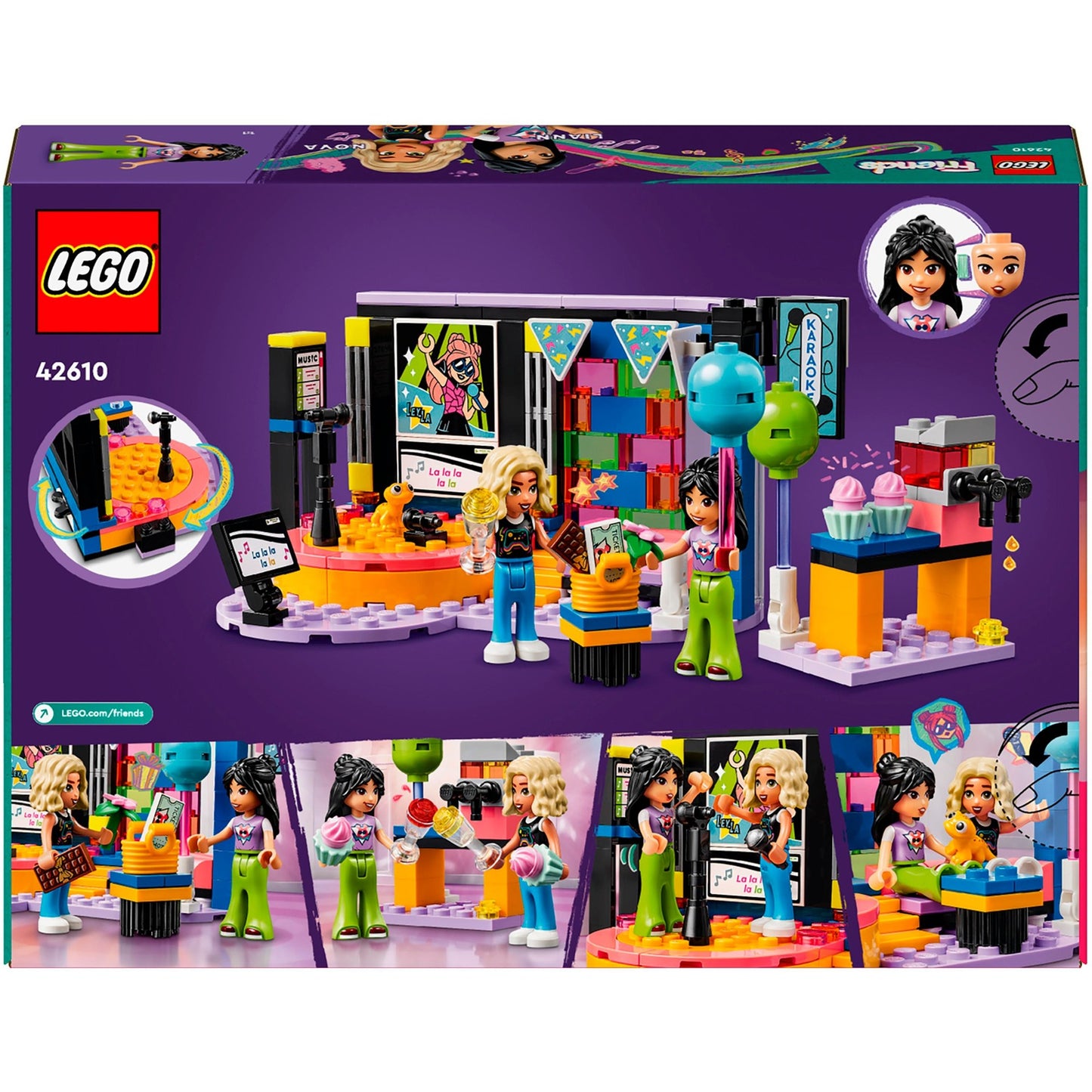 LEGO friends - karaoke muziekfeestje constructiespeelgoed (42610)