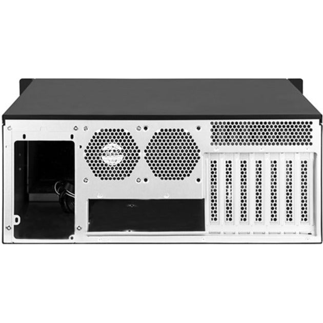SilverStone rm42-502 rack behuizing (zwart | 2x usb-a 3.2 (5 gbit s) | 1x usb-c 3.2 (5 gbit s) | 2x audio)