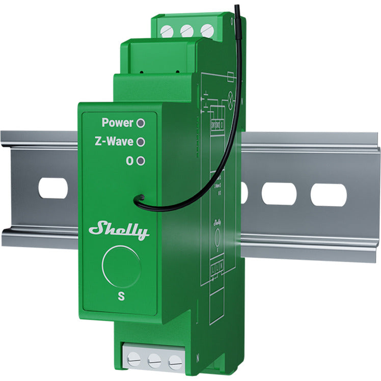 Shelly wave pro dimmer 1pm (groen)